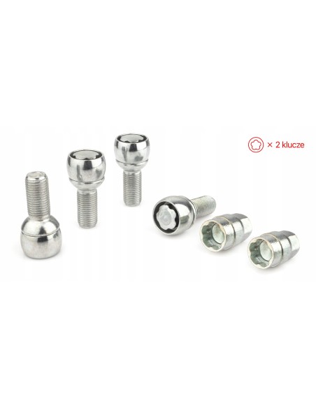 Śruby Zabezpieczające M14x1.5x28mm AUDI CUPRA SEAT SKODA VOLKSWAGEN VW