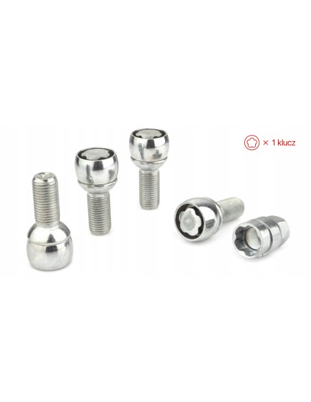 Śruby Zabezpieczające M14x1.5x28mm AUDI CUPRA SEAT SKODA VOLKSWAGEN VW
