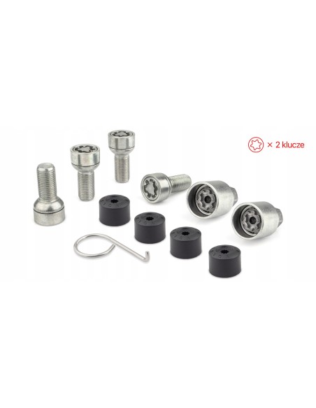 Śruby Zabezpieczające M14x1.5x27mm AUDI SKODA SEAT CUPRA VOLKSWAGEN VW