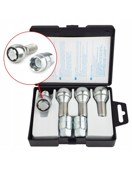 Locking Wheel Bolts M14x1.25x28mm BMW MINI