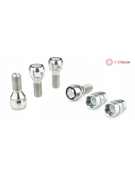 Locking Wheel Bolts M14x1.25x28mm BMW MINI