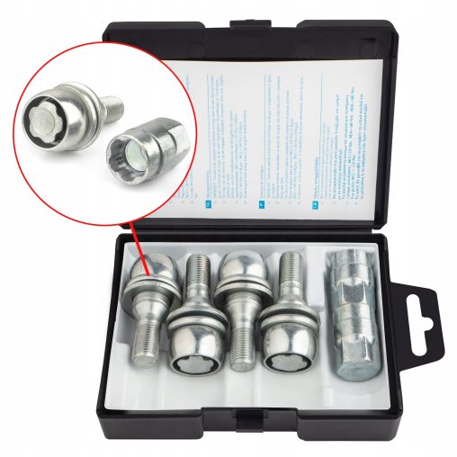 Locking Wheel Bolts M12x1.25x36mm CITROEN PEUGEOT