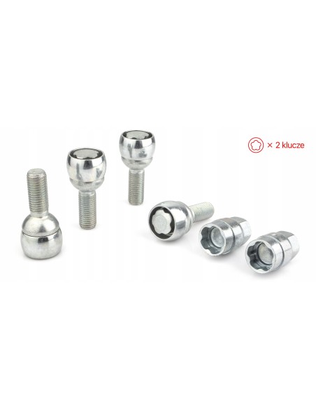 Śruby Zabezpieczające M12x1,5x28mm AUDI SKODA VOLKSWAGEN VW