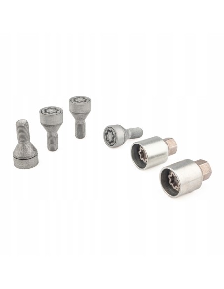 Śruby Zabezpieczające M12x1.25x22mm ABARTH ALFA ROMEO FIAT FORD OPEL LANCIA