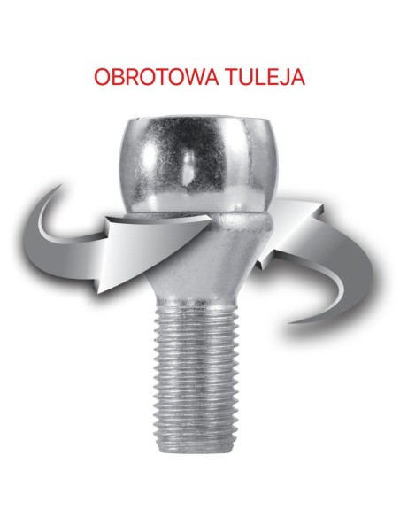 Śruby Zabezpieczające M12x1.25x22mm ABARTH ALFA ROMEO FIAT FORD OPEL LANCIA