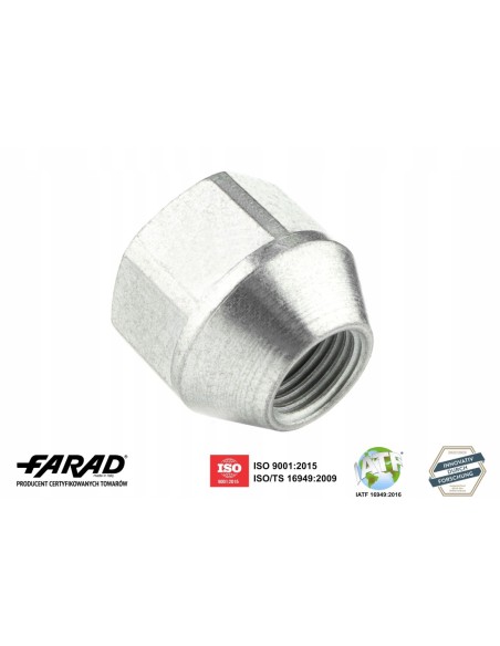 Nakrętka do felg M12x1.25x21mm NISSAN RENAULT