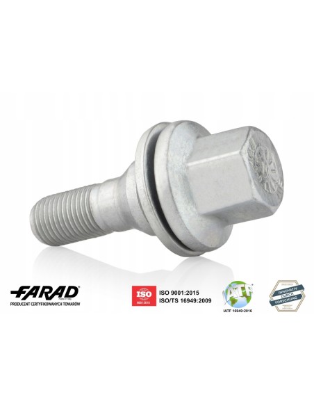 Śruby do kół felg M12x1.25x36mm CITROEN PEUGEOT