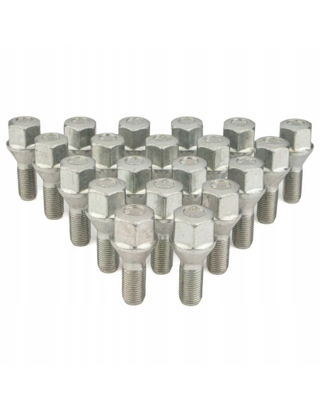 Śruby do kół felg M12x1.25x25mm ALFA ROMEO CITROEN LANCIA FIAT PEUGEOT