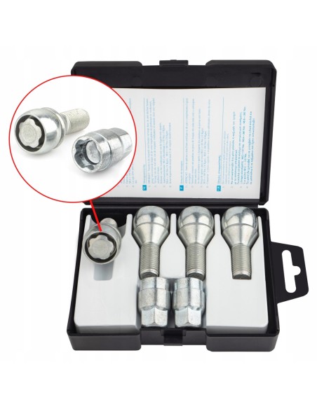Śruby Zabezpieczające M14x1.5x26mm ALFA ROMEO CITROEN RENAULT