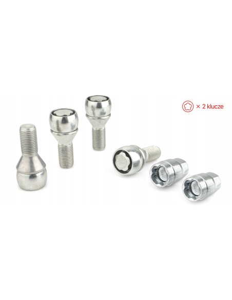 Śruby Zabezpieczające M14x1.5x26mm ALFA ROMEO CITROEN RENAULT