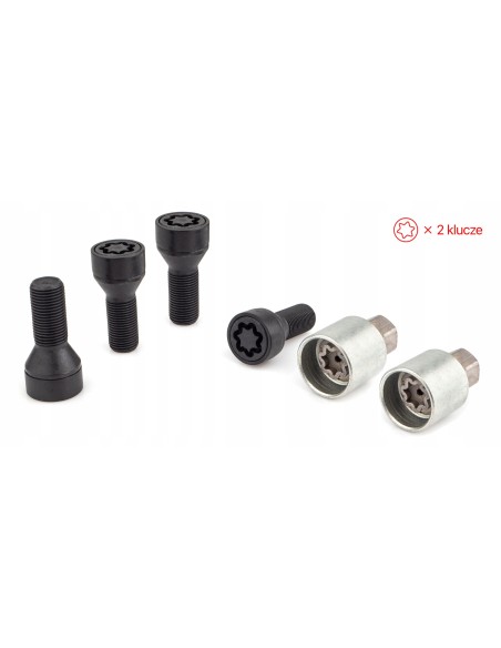 Locking Wheel Bolts M14x1.25x28mm BMW MINI