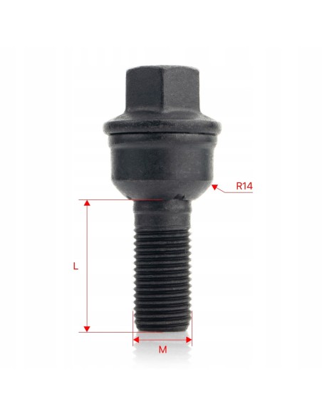 Wheel Bolt kół M14x1.5x30mm AUDI VOLKSWAGEN