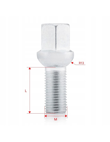 Śruby do felg kół M14x1.5x24mm AUDI CUPRA SEAT SKODA VOLKSWAGEN VW