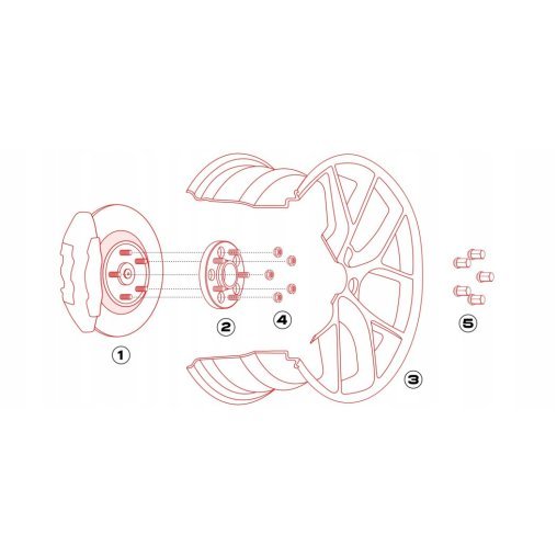 Wheel Spacers 20MM 5x114.3 67.1 M12x1.5 HYUNDAI MAZDA KIA MITSUBISHI