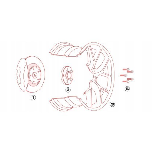 Wheel Spacers 5mm 5x112 66.6 AUDI MERCEDES