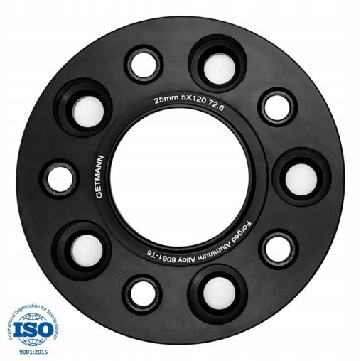 Wheel Spacers 25MM 5x120 72.6 M14x1.25 BMW MINI