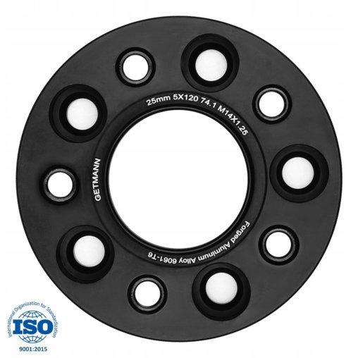 Wheel Spacers 25MM 5x120 74.1 M14x1.25 BMW