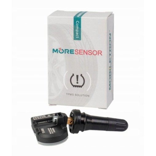 TPMS Sensor with Black Rubber Valve