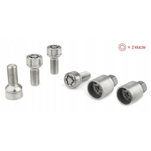 Locking Wheel Bolts M14x1.5x28mm LEXUS MERCEDES SUBARU TOYOTA