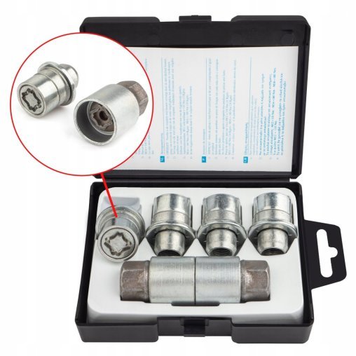 Nakrętki Zabezpieczające M12x1.5x36mm CITROEN FIAT LEXUS TOYOTA KIA HYUNDAI