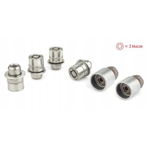 Locking Wheel Nuts M12x1,5x36mm Citroen Fiat Lexus Toyota Kia Hyundai