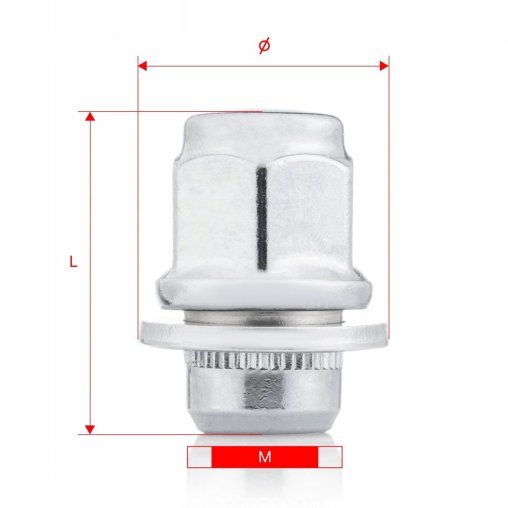 Wheel Nut M12x1.25x37.5mm INFINITI NISSAN