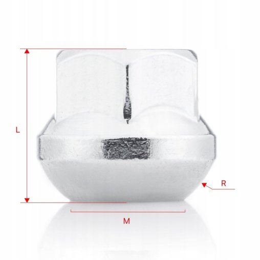 Wheel Nut M12x1.5x20mm HONDA