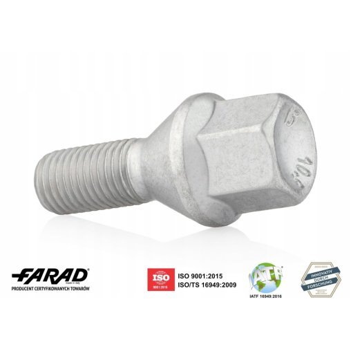 Śruba do felg M12x1.5x23mm DACIA FIAT FORD NISSAN OPEL RENAULT