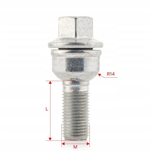 Wheel Bolts M14x1.5x30mm AUDI VOLKSWAGEN VW