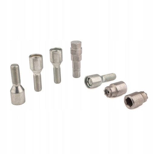 Slim Locking Wheel Bolts M12x1,5x30mm AUDI BMW FIAT FORD MINI