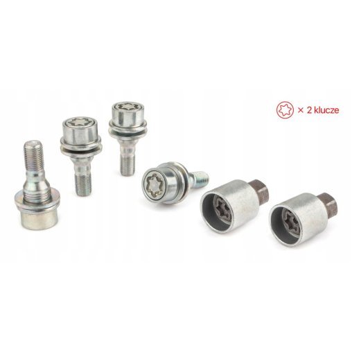 Locking Wheel Bolts M12x1.25x36mm CITROEN PEUGEOT