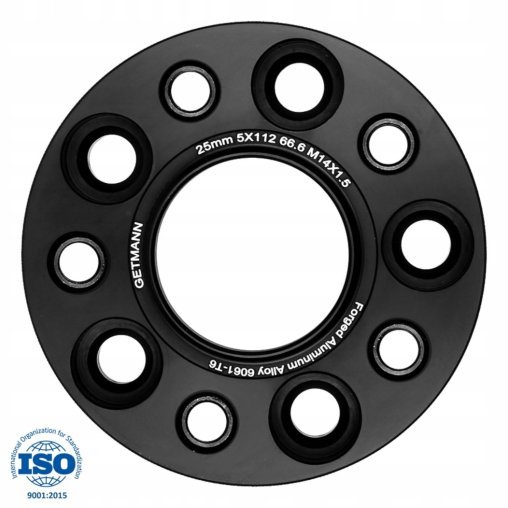 Wheel Spacers 25MM 5x112 66.6 M14x1.5 AUDI MERCEDES