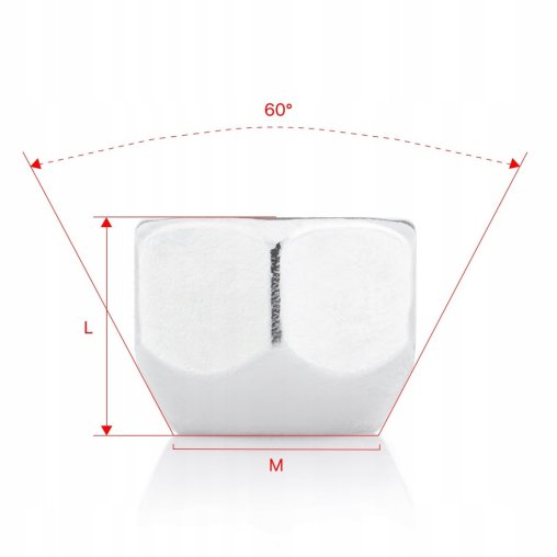 Wheel Nuts for Steel Rims M12x1.5x16mm BUICK CHEVROLET CADILLAC FORD OPEL 2