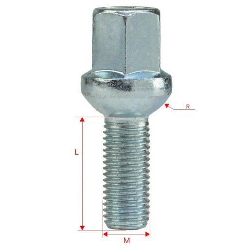 Śruby do kół felg M12x1.5x28mm SKODA VOLKSWAGEN VW