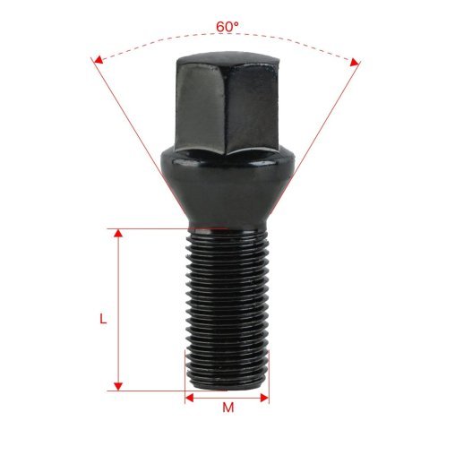 Wheel Bolt M14x1.5x28mm ALFA ROMEO BMW CITROEN FIAT LANCIA PEUGEOT