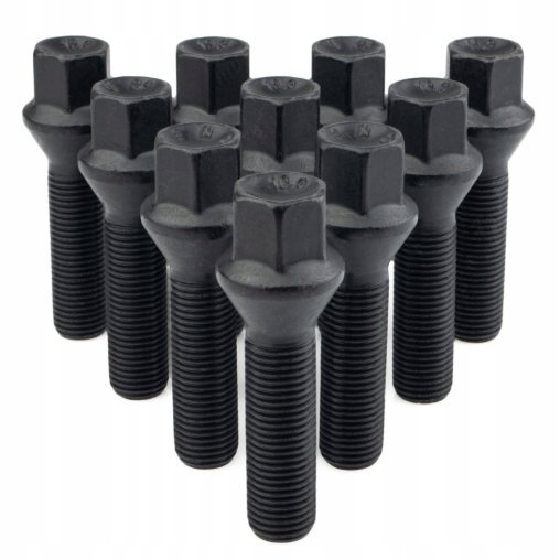 10 x DŁUGIE ŚRUBY GETMANN M14x1.5x53mm Stożek Klucz 17
