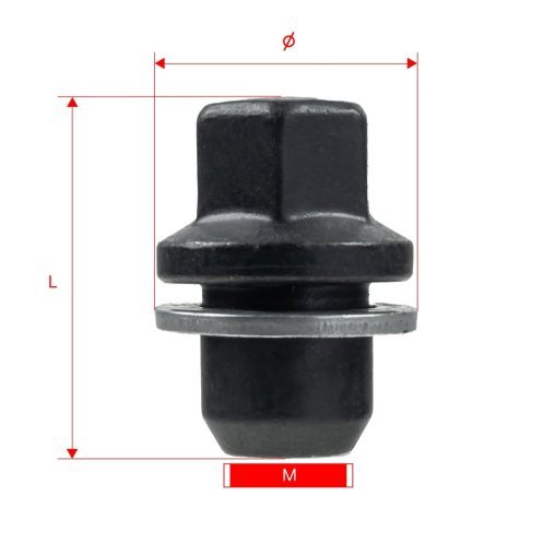 Wheel Nuts M14x1.5x46mm LAND ROVER