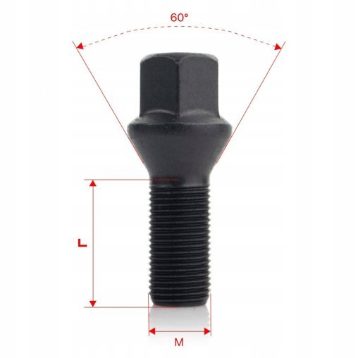 Original Wheel Bolt M14x1.25x28mm BMW MINI