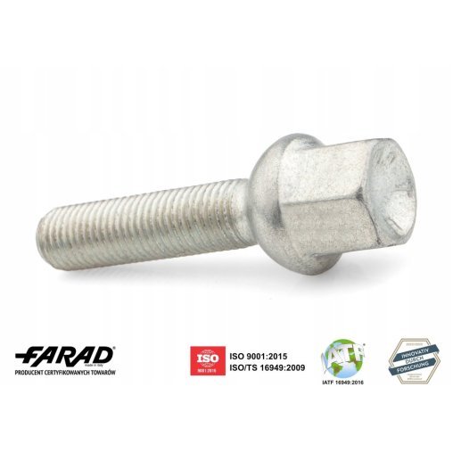 10x Extended Wheel Bolts M12x1.5x55mm R12