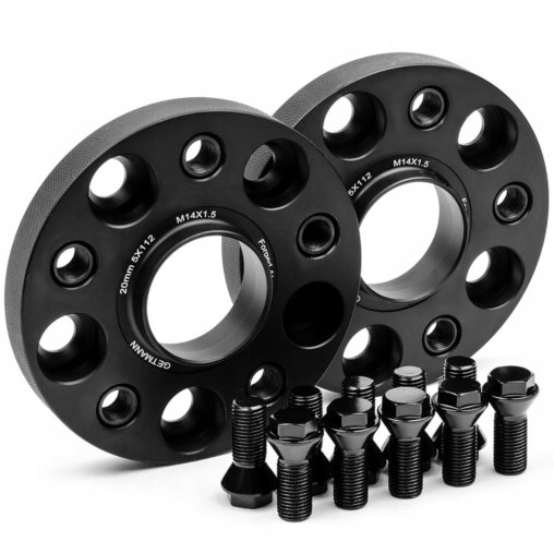 Dystanse przykręcane 20MM 5x112 66.6 M14x1.5 AUDI MERCEDES