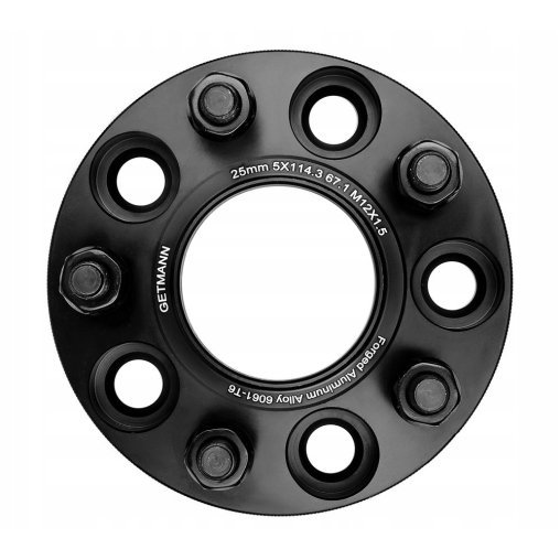 Dystanse przykręcane 25MM 5x114.3 67.1 M12x1.5 DODGE HYUNDAI KIA MAZDA