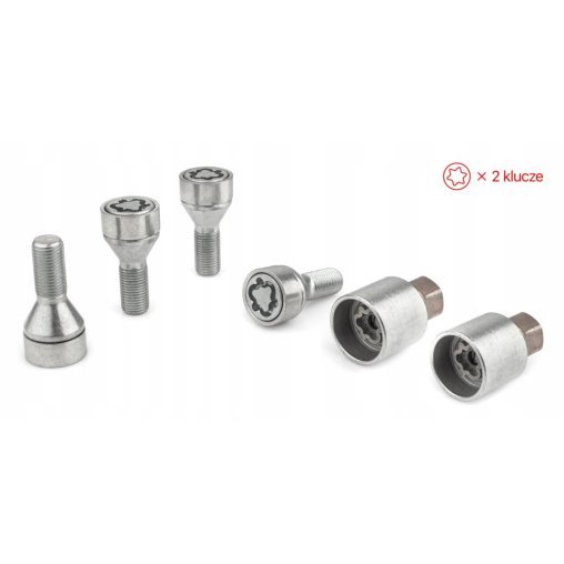 Śruby Zabezpieczające M12x1.25x25mm ALFA ROMEO CITROEN FIAT LANCIA PEUGEOT