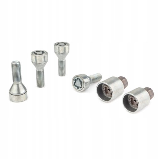 Locking Wheel Bolts M12x1.5x29mm BMW DACIA FIAT FORD MINI RENAULT SUZUKI 2
