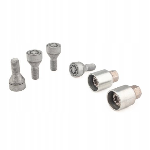 Locking Wheel Bolts M12x1.25x22mm ABARTH ALFA ROMEO FIAT FORD OPEL LANCIA 2