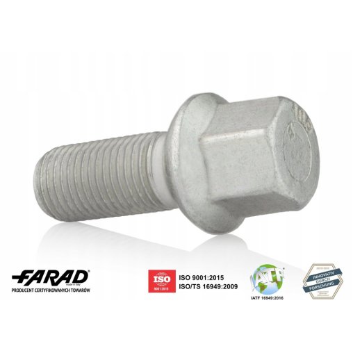 Śruba do kół felg M14x1.5x28mm LEXUS MERCEDES SUBARU TOYOTA 2