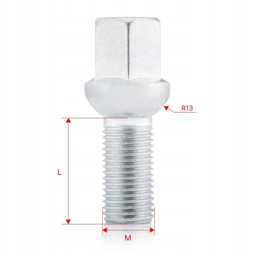 Wheel Bolts M14x1.5x27mm AUDI CUPRA SEAT SKODA VOLKSWAGEN VW 2