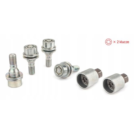 Locking Wheel Bolts M12x1.25x36mm CITROEN PEUGEOT 2