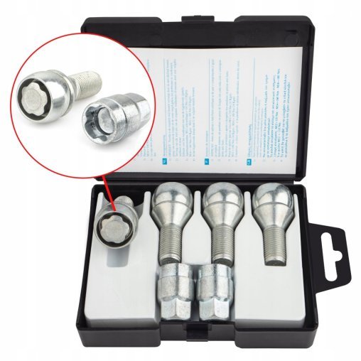 Locking Wheel Bolts M14x1.5x26mm ALFA ROMEO CITROEN RENAULT