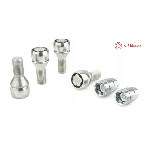 Locking Wheel Bolts M14x1.5x26mm ALFA ROMEO CITROEN RENAULT 2