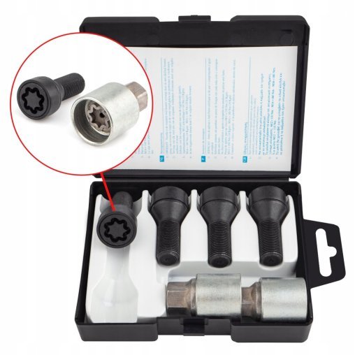 Locking Wheel Bolts M14x1.25x28mm BMW MINI